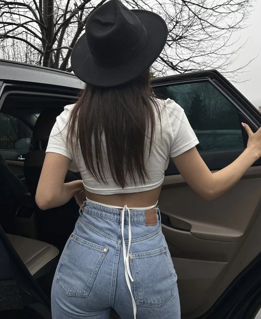 Bağlamalı Bel Detay Crop