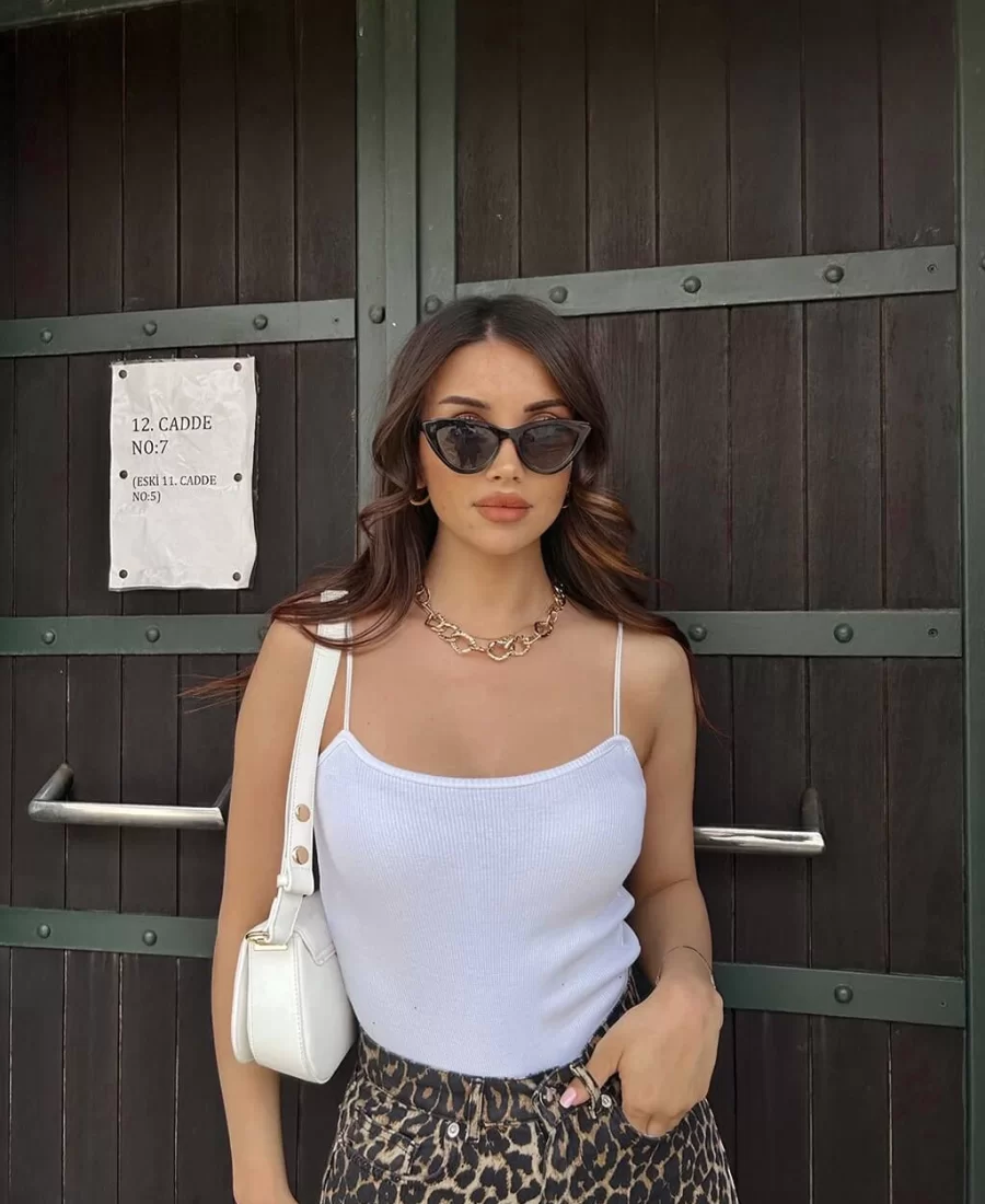 Çift Askı Detay Bodysuit