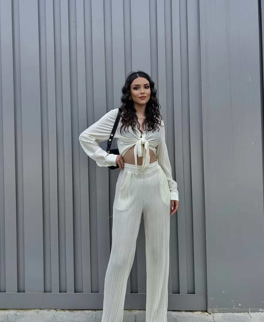 Emily Gömlek Pantolon Takım