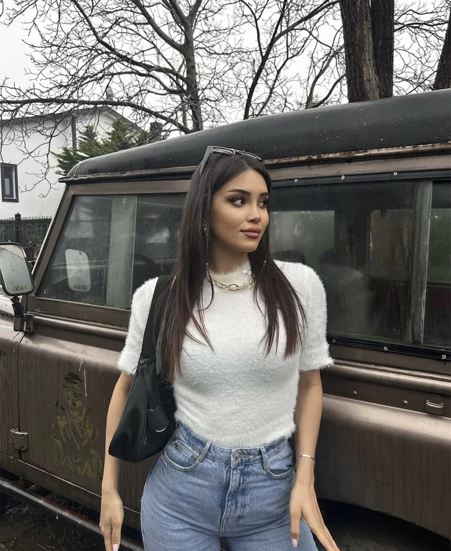 Yumoş Düğmeli Crop