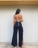 Keten Bağlamalı Pantolon