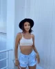 Allison Sırt Dekolte Crop