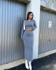 Angelica Sırt Dekolteli Etek Takım