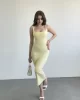 Askılı Midi Elbise