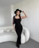 Askılı Midi Elbise