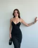 Askılı Pole Premium Elbise