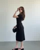 Bel Bağlamalı Modal Elbise