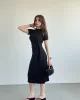 Bel Bağlamalı Modal Elbise