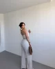 Boyundan Bağlamalı Keten Takım