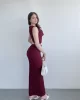 Brenda Gofre Premium Bel Dekolteli Elbİse