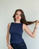Büzgülü Basic Bluz