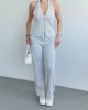 Çizgili Halter Takım