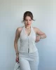 Çizgili Halter Takım