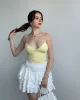 Dalgıç Kumaş Askılı Elbise