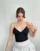 Dalgıç Kumaş Askılı Elbise