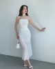 Dantel Astarlı Etek