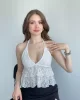 Dantel Halter Bluz