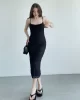 Degaje Dantelli Uzun Elbise