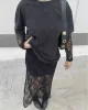 Etekli Dantel İkili Takım
