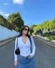 Fermuar Balıkçı Yaka Bodysuit