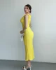 Gofre Omuz Detaylı Elbise