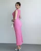 Gofre Omuz Detaylı Elbise