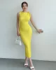 Gofre Omuz Detaylı Elbise