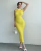 Gofre Omuz Detaylı Elbise