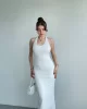 Halter Gofre Premium Elbise