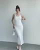 Halter Gofre Premium Elbise