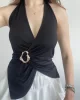 Halter Tokalı Sandy Bluz