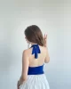 Halter Tokalı Sandy Bluz