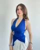 Halter Tokalı Sandy Bluz