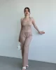 Halter Yaka Pantolon Takım