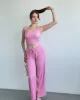 Halter Yaka Pantolon Takım