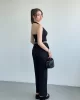 Halter Yaka Pantolon Takım
