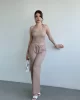 Halter Yaka Pantolon Takım