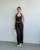 Halter Yaka Pantolon Takım