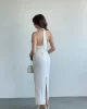 Keten Halkalı Premium Elbise