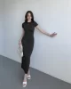 Kısa Kollu Basic Premium Elbise