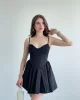 Korse Askılı Mini Premium Elbise