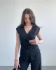 Kruvaze Tokalı Bürümcük Takım