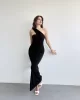 Leen Şal Sandy Elbise Siyah
