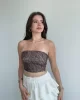Leo Premium Straplez Crop