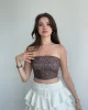 Leo Premium Straplez Crop