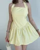 Poplin Halter Elbise
