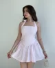 Poplin Halter Elbise