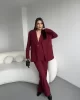Premium Üçlü Blazer Yelek Takım