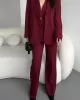 Premium Üçlü Blazer Yelek Takım
