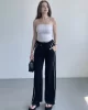 Şeritli Wide Leg Eşofman